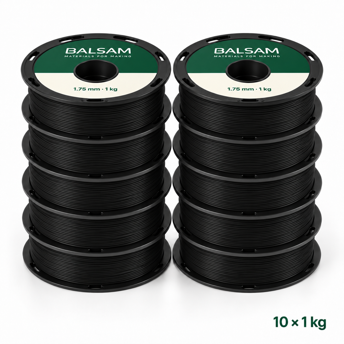 BALSAM PETG Basic 10 kg Bundle | 1.75 mm | Black