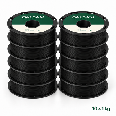 BALSAM PETG Basic 10 kg Bundle | 1.75 mm | Black