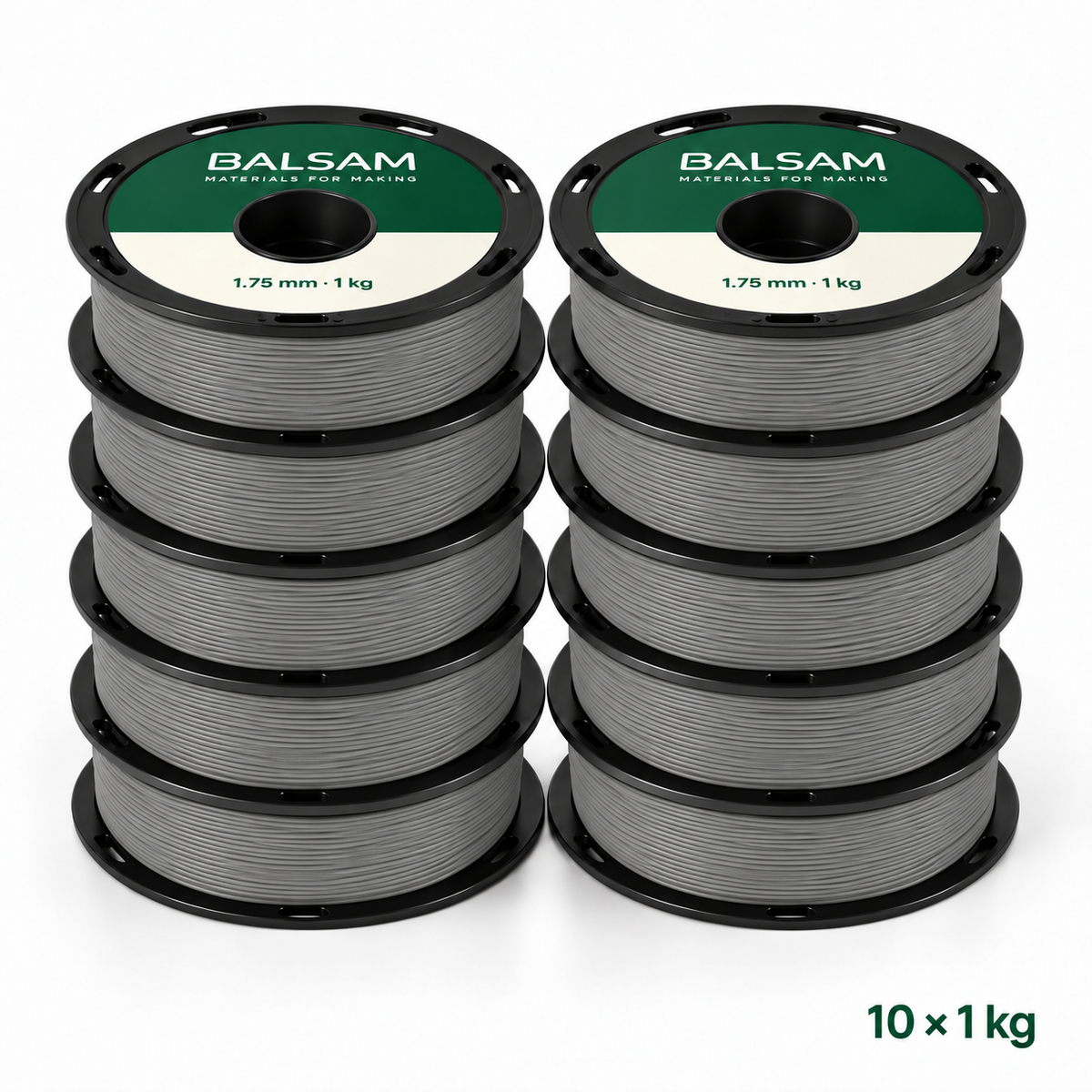 BALSAM PETG Basic 10 kg Bundle | 1.75 mm | Gray